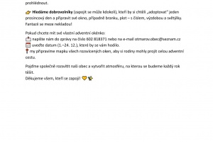 Adventní okénka v Otmarově