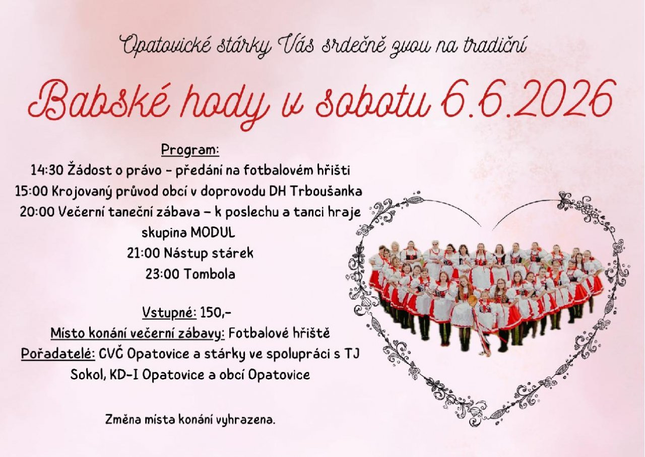 Babske hody Opatovice Babske hody Opatovice