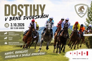 Dostihový den v Brně-Dvorskách 3.10. 2026