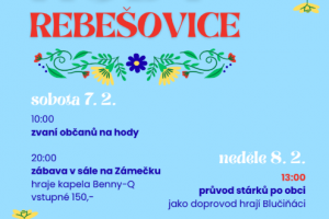 Pozvánka na hody do Rebešovic