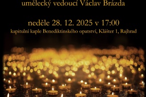 Pozvánka – Vánoční koncert v rajhradském klášteře 28. 12. 2025