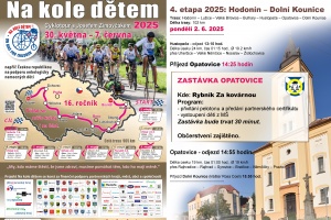 Na kole dětem - 4. etapa - zastávka Opatovice