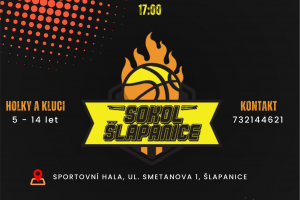 Nábor do basketbalového klubu Sokol Šlapanice