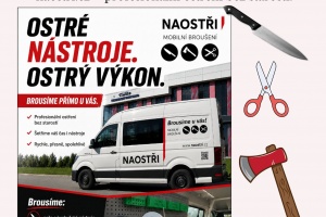 Broušení a ostření řezných nástrojů v naší obci - 10.9. 2026