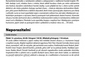 Kino Měnín - prosinec