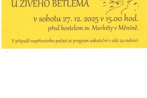 Setkání u živého Betléma - Měnín