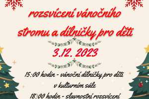 plakat rozsveceni stromu