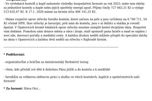 Ohlášky 18.1. - 25.1.2026 (2)