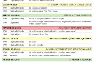 Ohlášky 7.6. - 14.6.2026 (1)