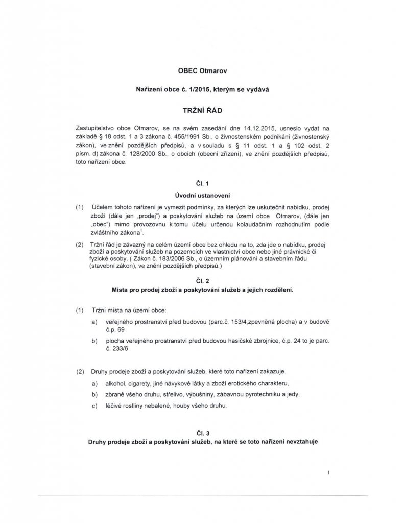 NO č. 1.2015 - tržní řád (1)