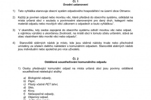 OZV obce Otmarov o stanovení obecního systému odpadového hospodářství (1)