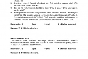 Usnesení ze zasedání Zastupitelstva obce Otmarov - 11.9.2023 (2)