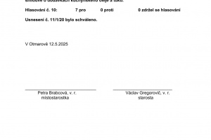 Usnesení ze zasedání Zastupitelstva obce Otmarov - 12.5.2025 (3)