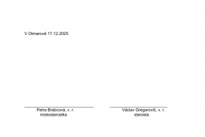 Usnesení ze zasedání Zastupitelstva obce Otmarov - 16.12.2025 (3)