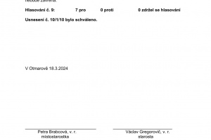 Usnesení ze zasedání Zastupitelstva obce Otmarov - 18.3.2024 (3)