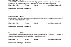 Usnesení ze zasedání Zastupitelstva obce Otmarov - 29.1.2024 (2)