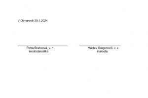 Usnesení ze zasedání Zastupitelstva obce Otmarov - 29.1.2024 (3)