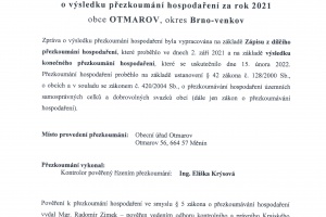 Zpráva o výsledku přezkoumání 2021 (1)