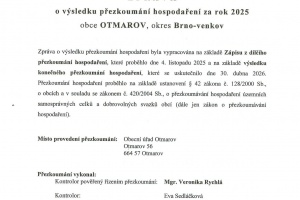 Zpráva o výsledku přezkoumání hospodaření za rok 2025 (1)